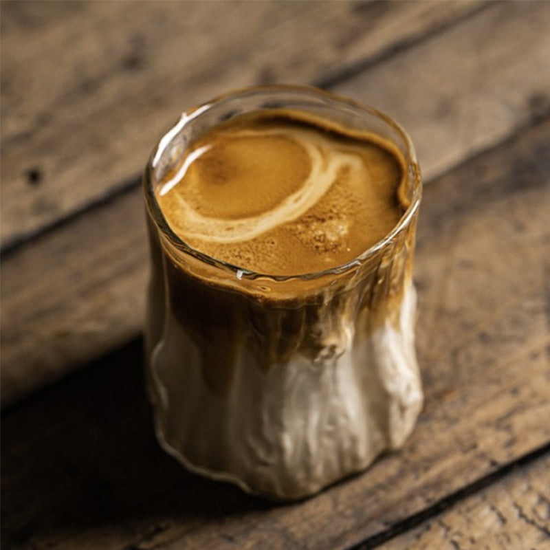 MS WGO Coffee Cups Transparent Heat-resistant Milk Coffee Cup