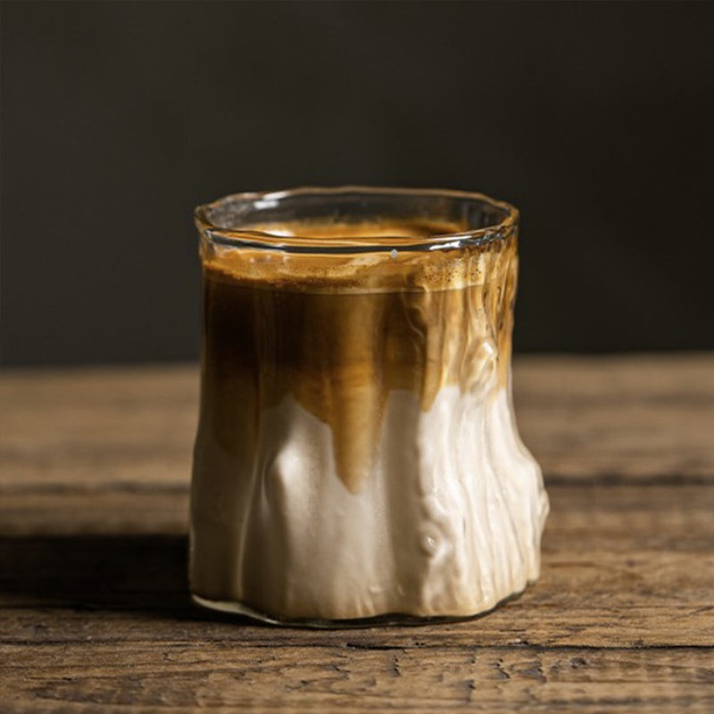 MS WGO Coffee Cups Transparent Heat-resistant Milk Coffee Cup