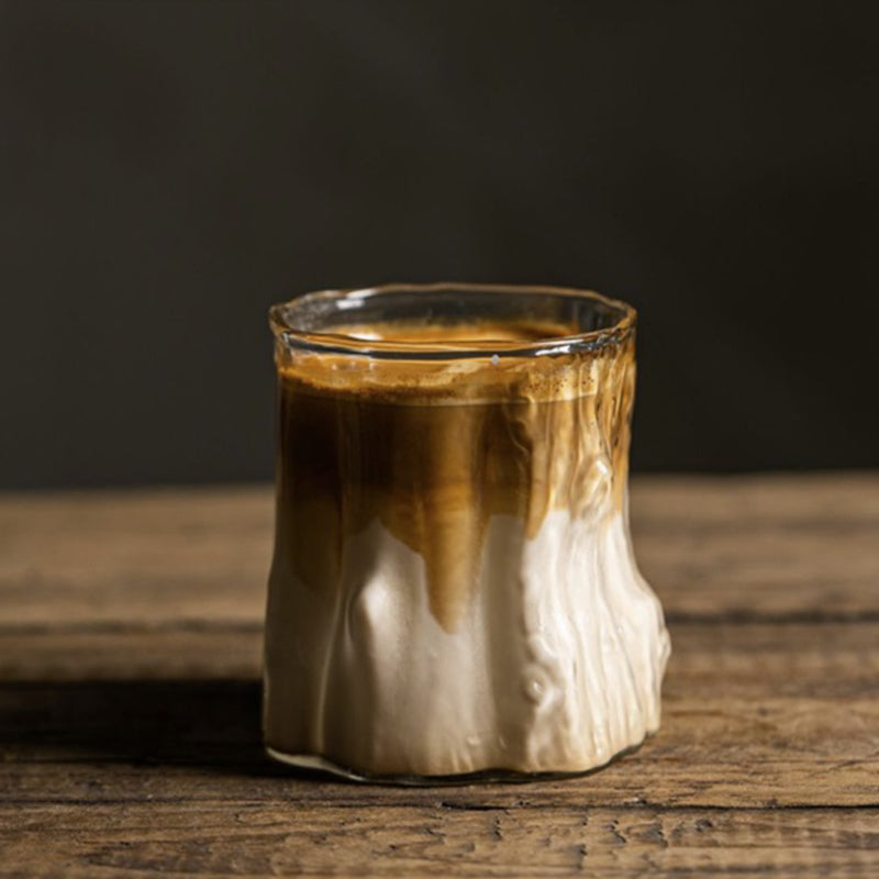MS WGO Coffee Cups Transparent Heat-resistant Milk Coffee Cup
