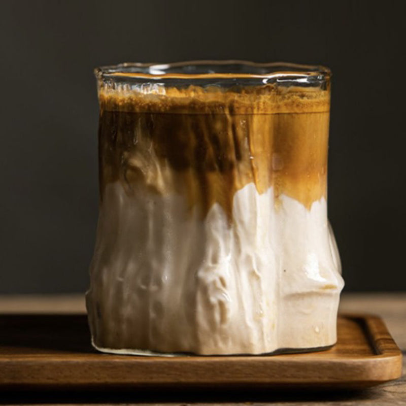 MS WGO Coffee Cups Transparent Heat-resistant Milk Coffee Cup