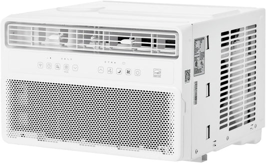 MS WGO Window Mounted Inverter Air Conditioner, High Efficiency Operation and Remote, Window AC Unit for Apartment, Living Room, Bathroom, Small/Medium Rooms up to 350-Sq. Ft.