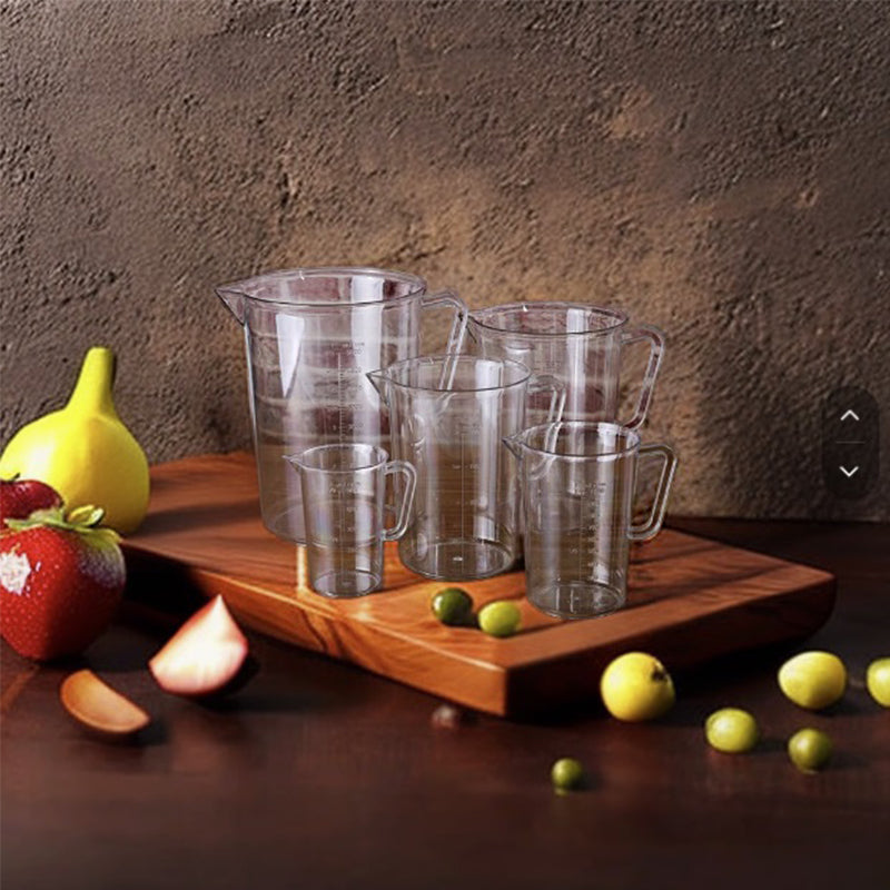 MS WGO Jugs Measuring Cup Plastic Thickened Baking Cup Household Food Fruit Juice Jugs