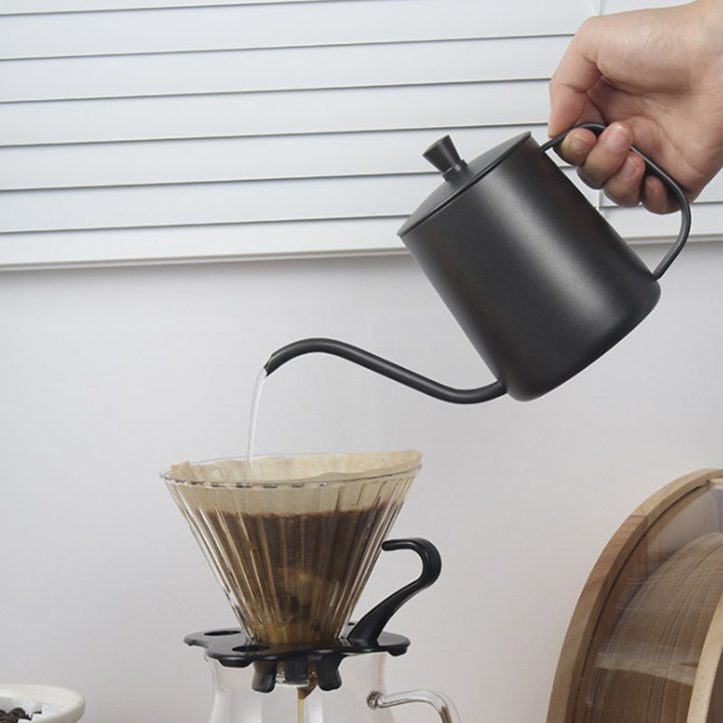 MS WGO Coffee Pots Small Mouthed Long Mouthed Household Stainless Steel Hand Brewed Coffee Pot