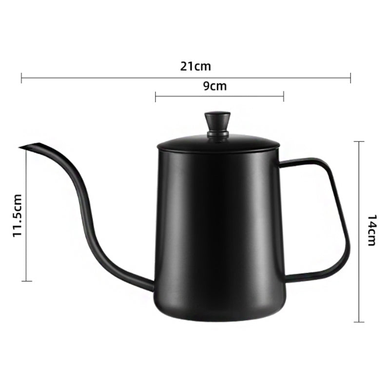 MS WGO Coffee Pots Small Mouthed Long Mouthed Household Stainless Steel Hand Brewed Coffee Pot