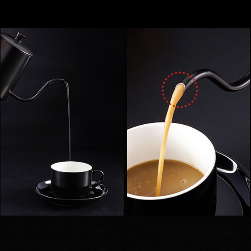 MS WGO Coffee Pots Small Mouthed Long Mouthed Household Stainless Steel Hand Brewed Coffee Pot