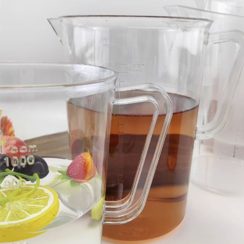 MS WGO Jugs Measuring Cup Plastic Thickened Baking Cup Household Food Fruit Juice Jugs
