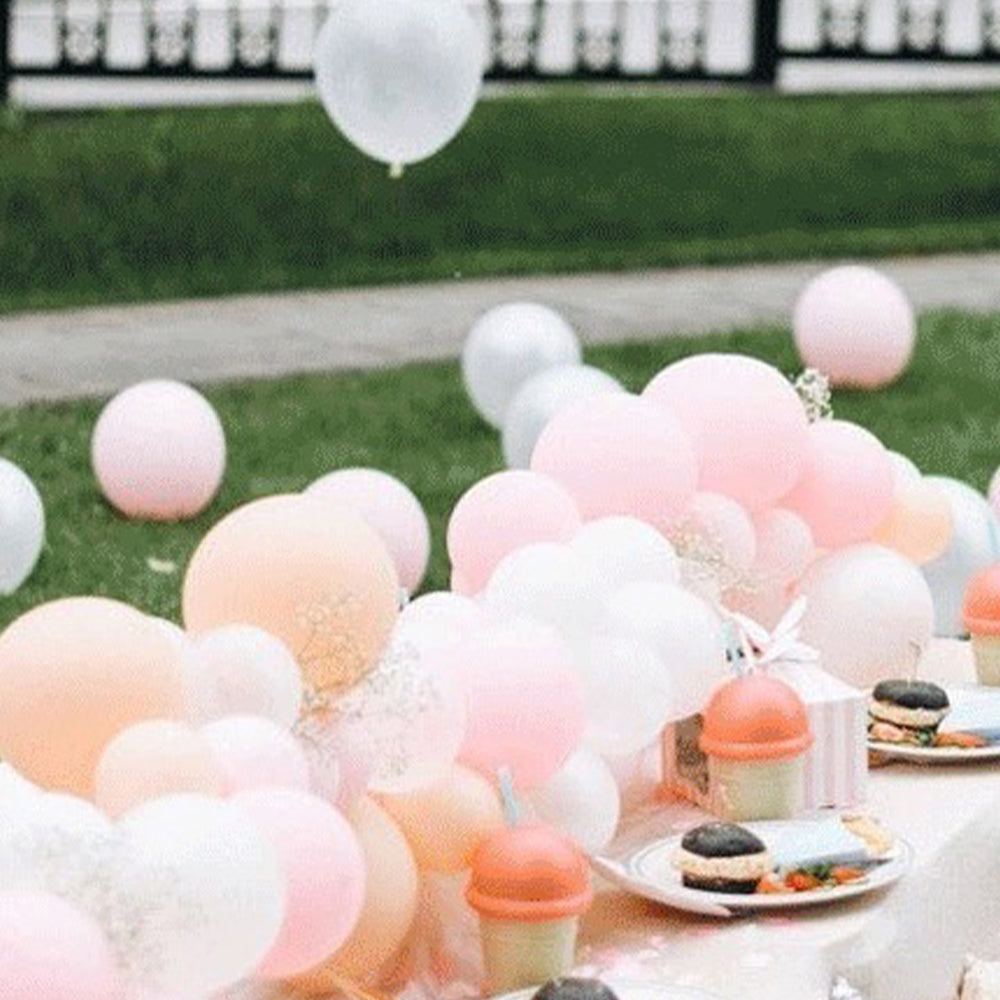 USGOO Pastel Colors Party Balloons, Rainbow Balloon for Birthday Party 20Pcs (Purple)