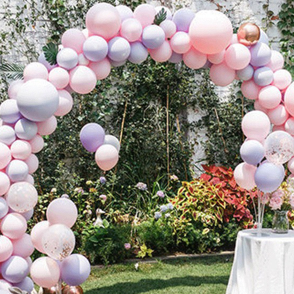 USGOO Pastel Colors Party Balloons, Rainbow Balloon for Birthday Party 20Pcs (Purple)